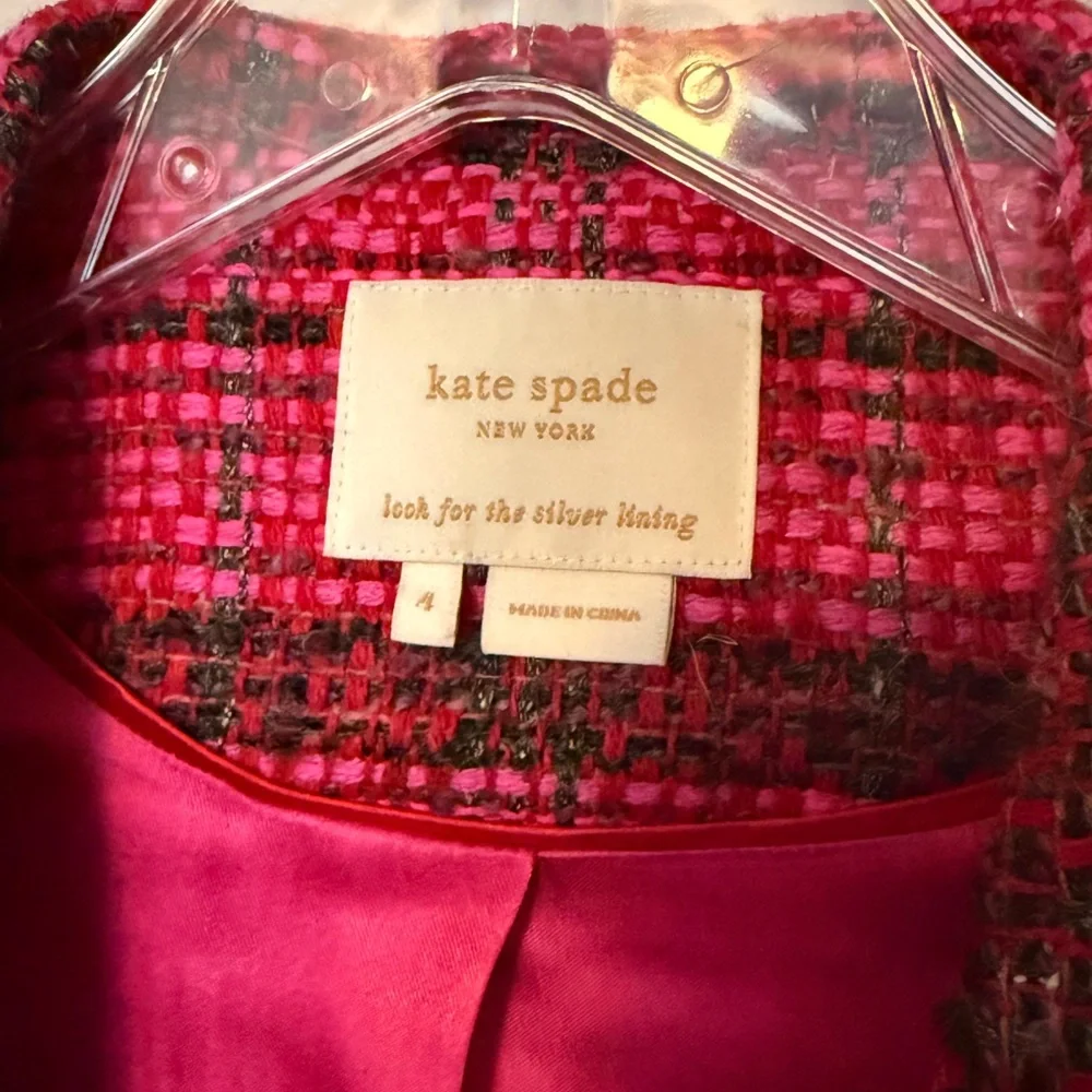 Kate Spade Classic Tweed Blazer - Picture 3 of 8